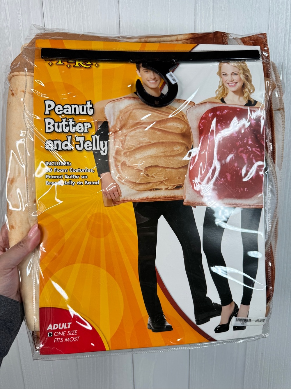 Peanut Butter and Jelly Adult Costume